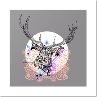 Deer Posters and Art